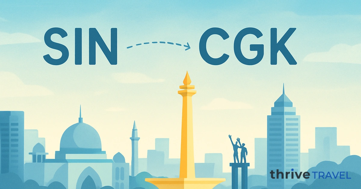 Singapore to Jakarta