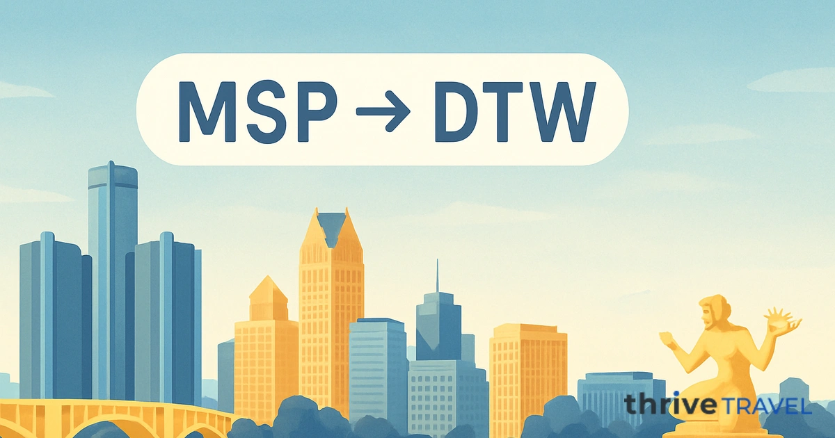 Minneapolis to Detroit