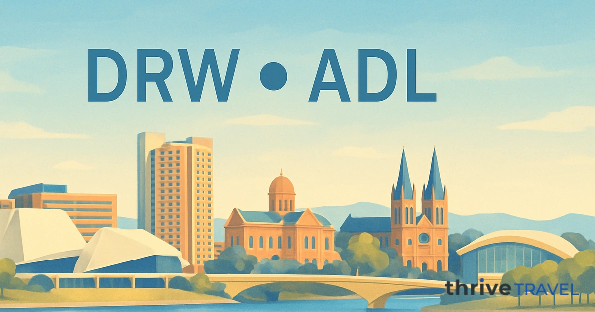 Darwin to Adelaide