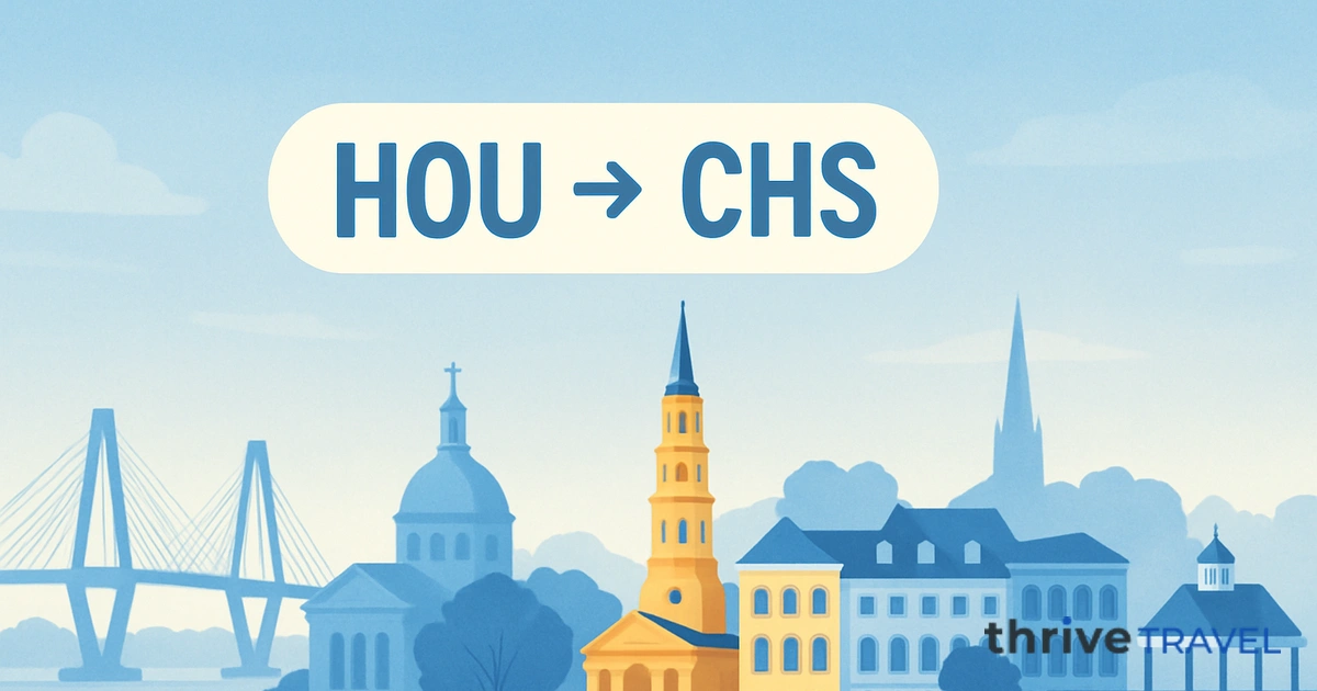 Houston to Charleston
