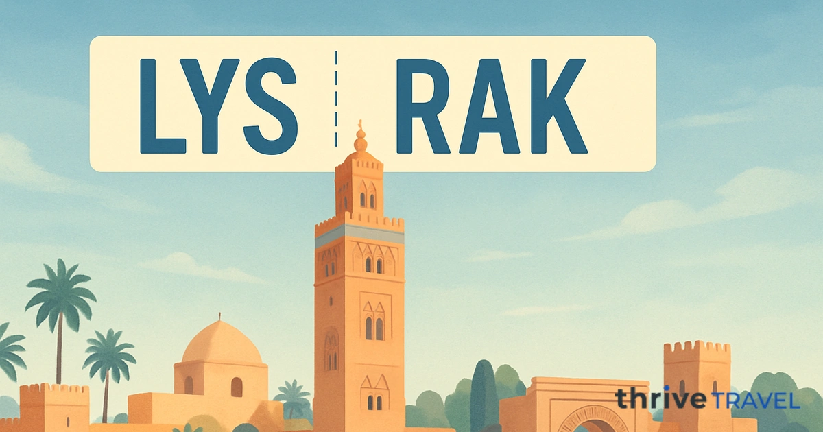 Lyon to Marrakech