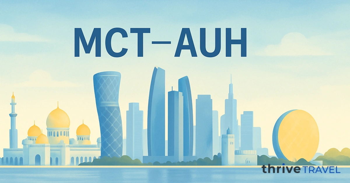 Muscat to Abu Dhabi