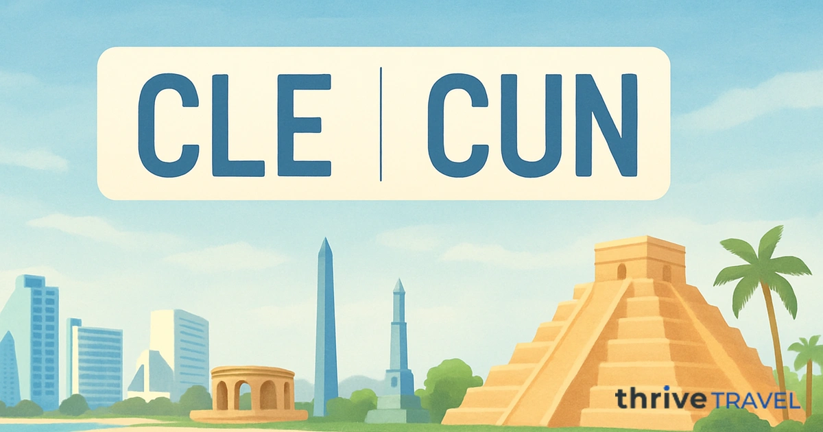 Cleveland to Cancun