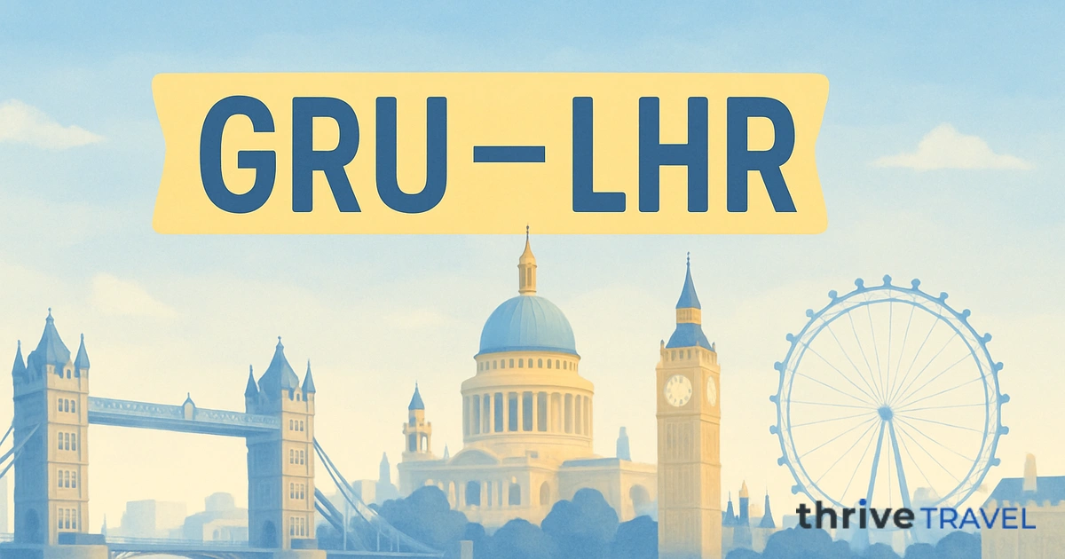 São Paulo to London
