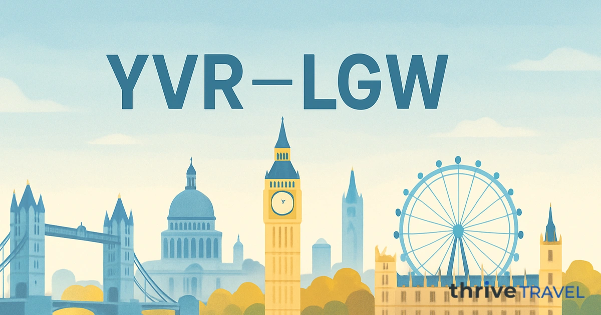 Vancouver to London Gatwick