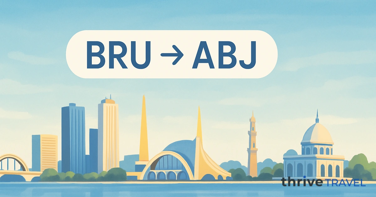 Brussels to Abidjan