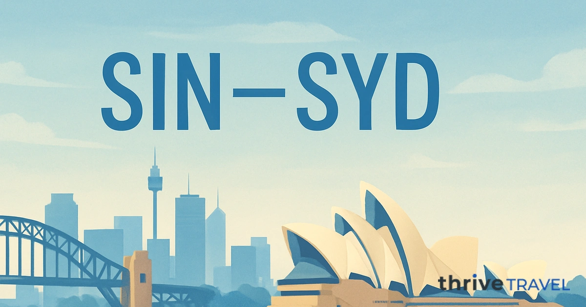 Singapore to Sydney