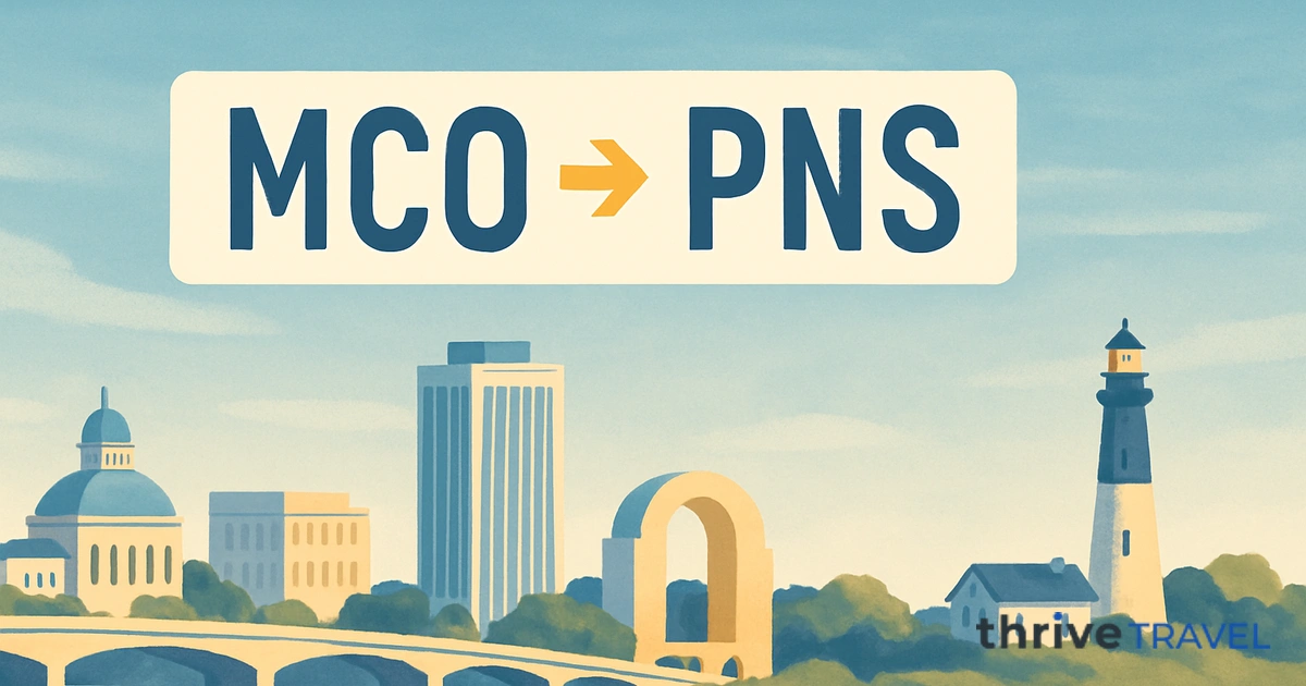 Orlando to Pensacola