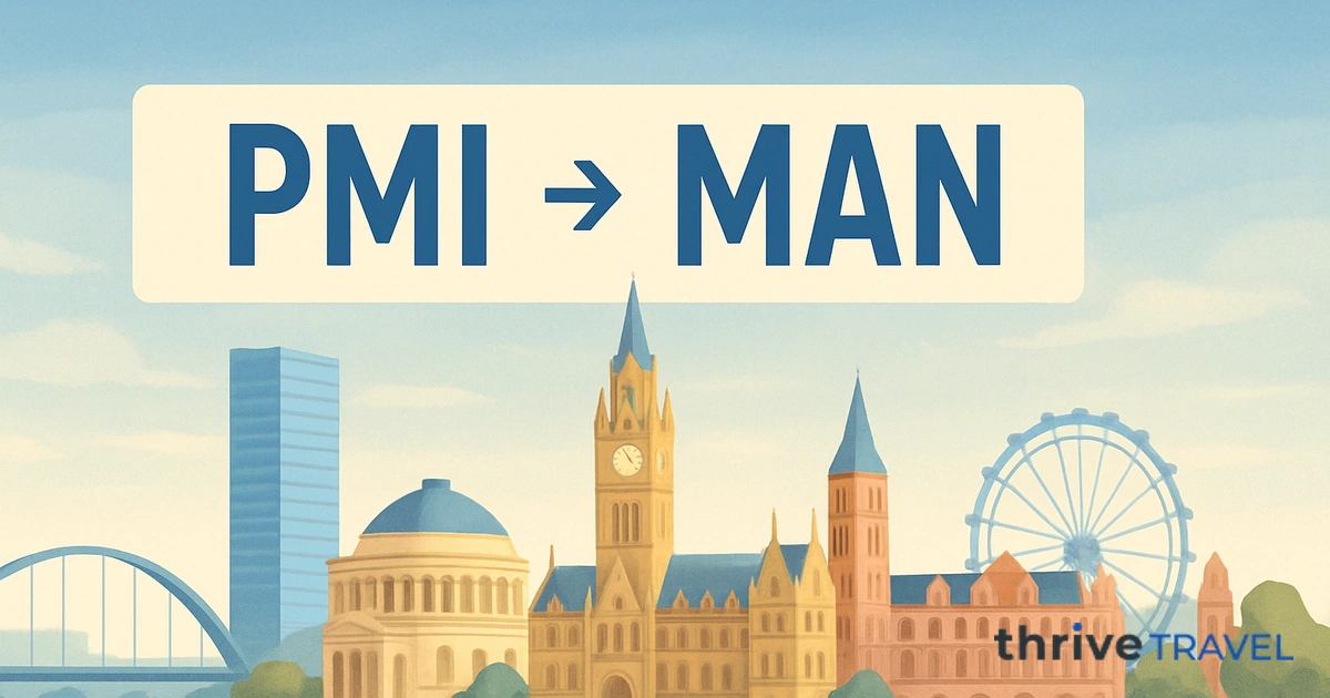 Palma de Mallorca to Manchester