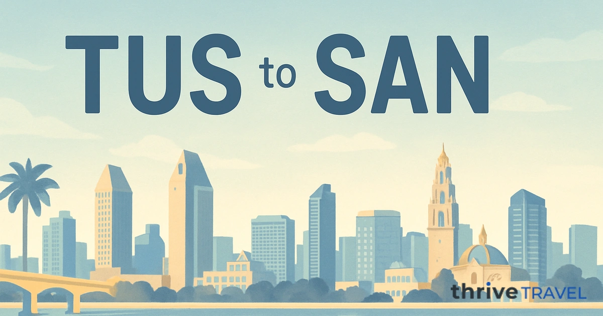 Tucson to San Diego