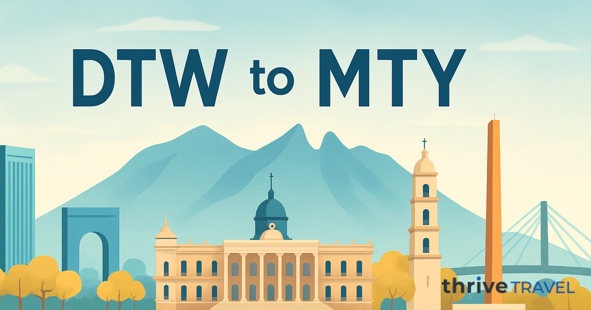 Detroit to Monterrey