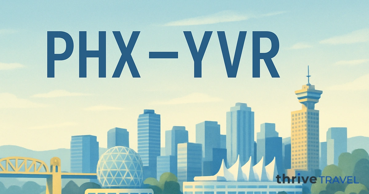 Phoenix to Vancouver