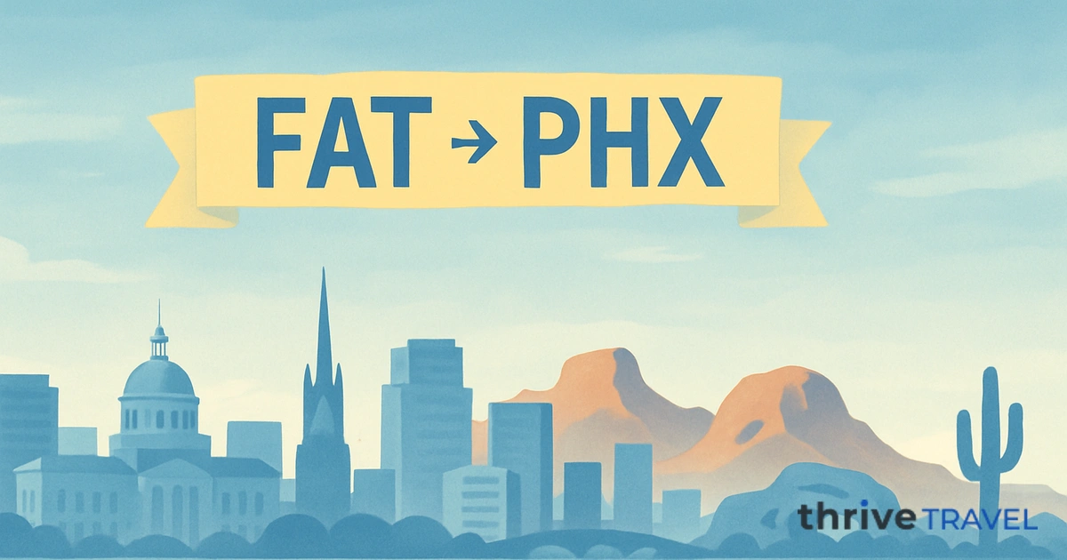 Fresno to Phoenix