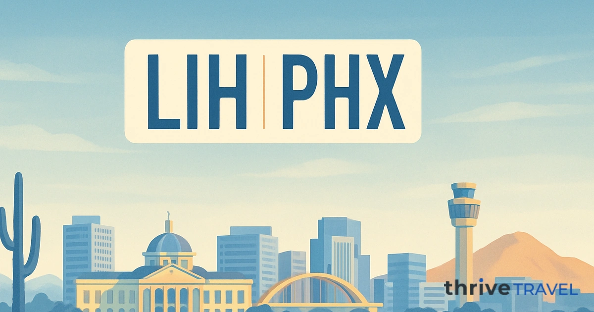 Lihue to Phoenix