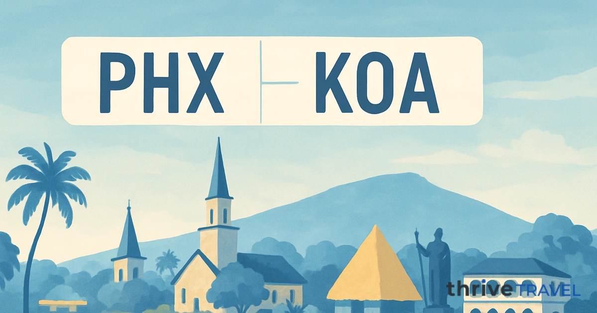 Phoenix to Kailua-Kona