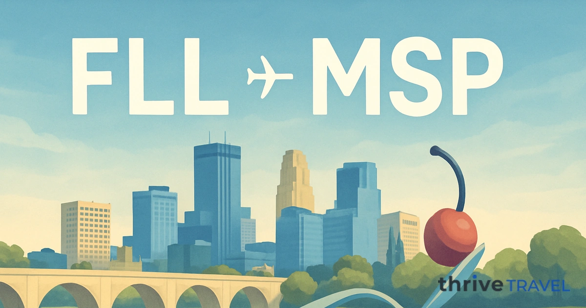 Fort Lauderdale to Minneapolis