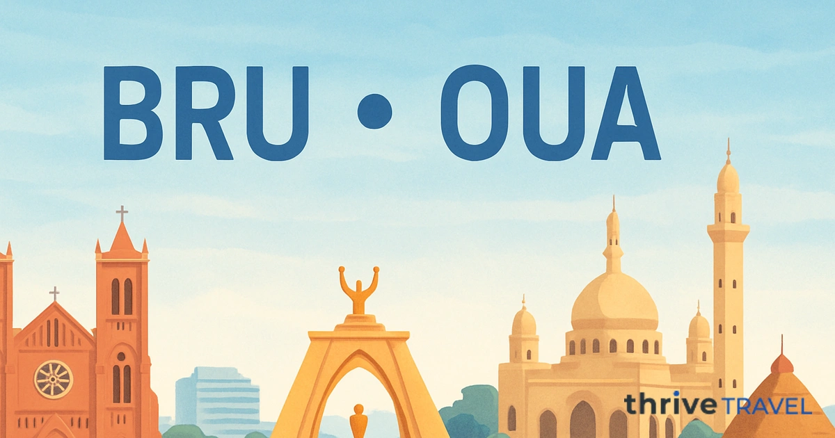 Brussels to Ouagadougou