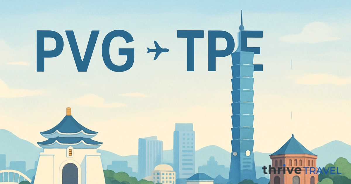 Shanghai to Taipei