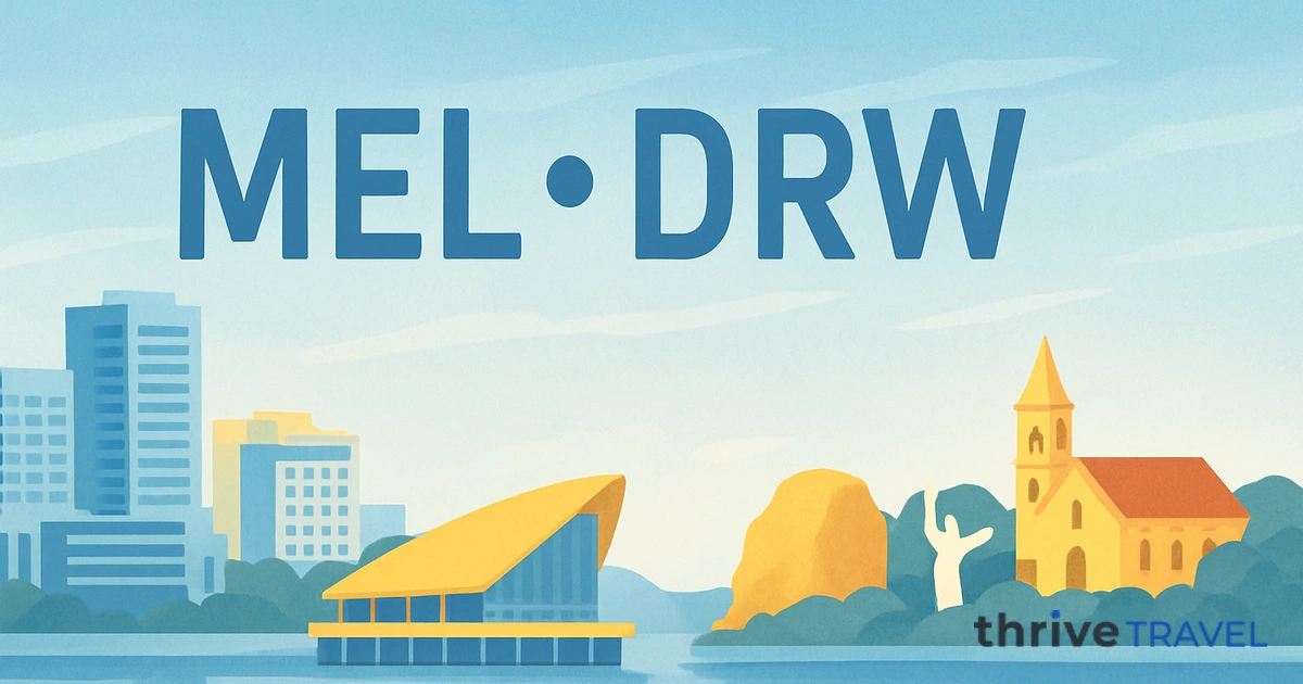 Melbourne to Darwin