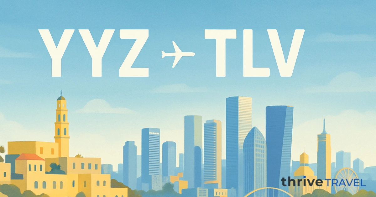 Toronto to Tel Aviv