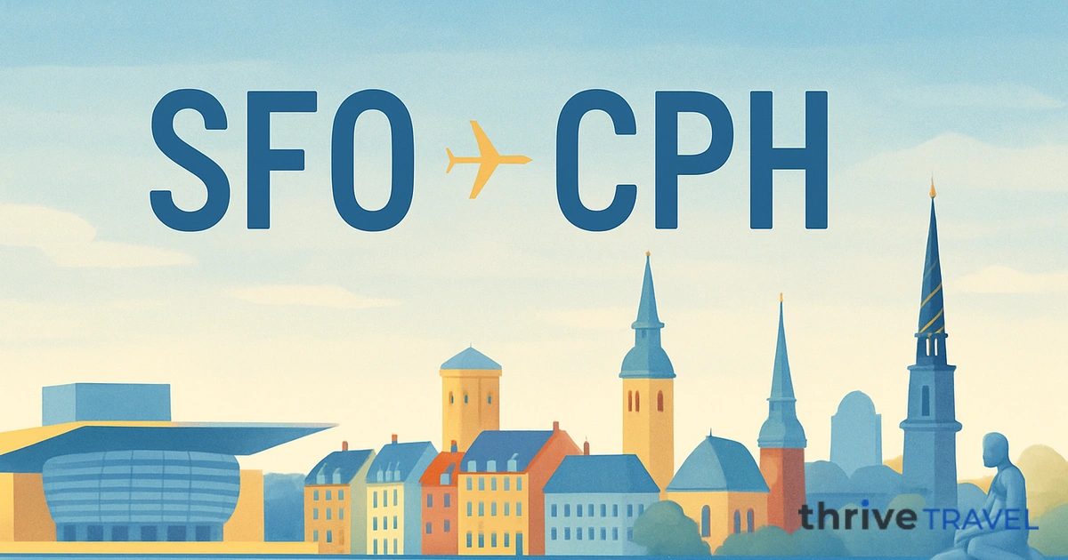 San Francisco to Copenhagen