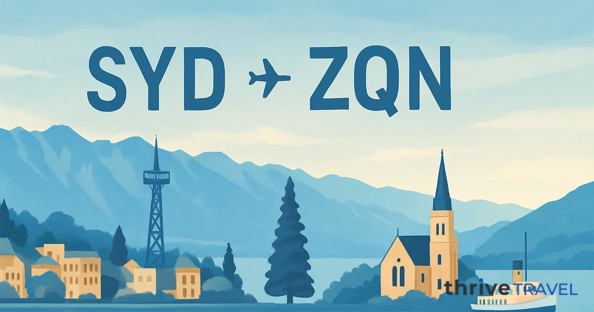 Sydney to Queenstown