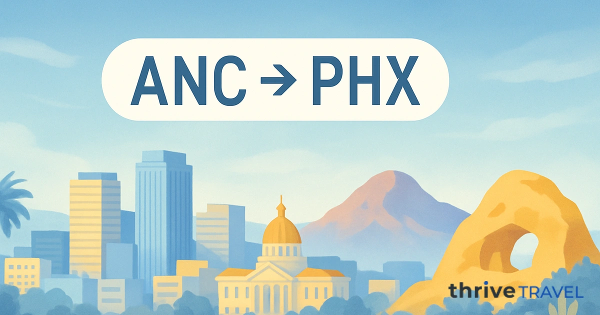 Anchorage to Phoenix