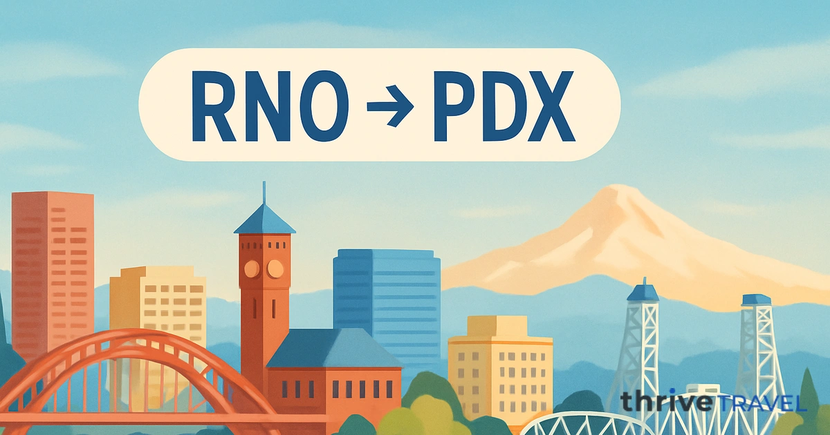 Reno to Portland
