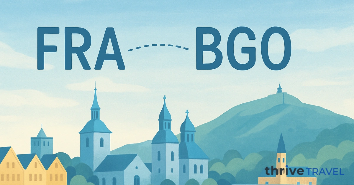 Frankfurt to Bergen