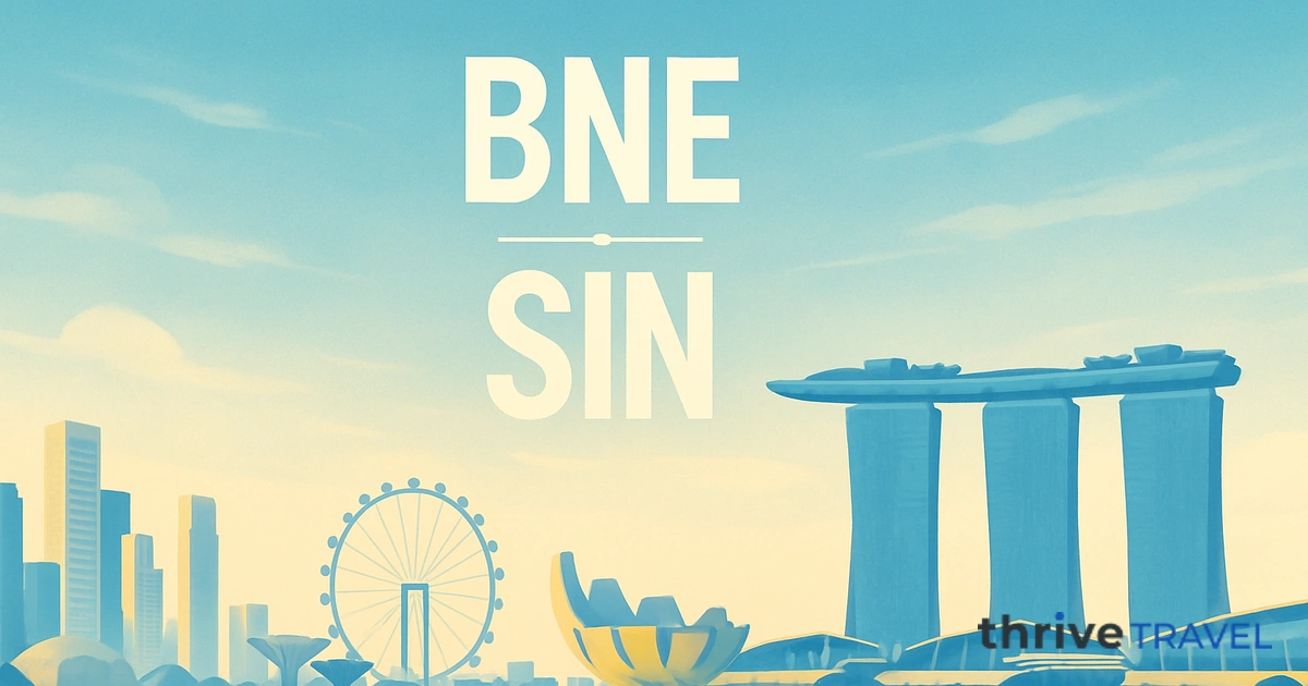 Brisbane to Singapore