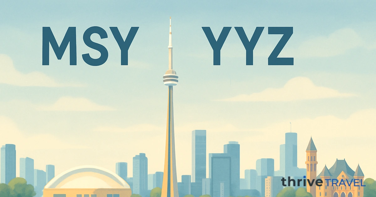New Orleans to Toronto