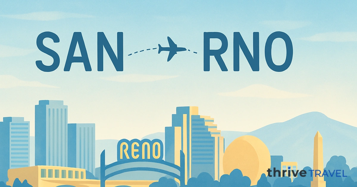 San Diego to Reno