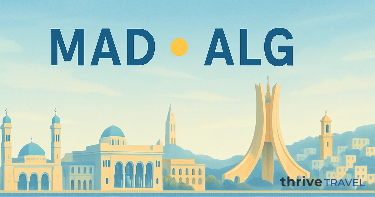 Madrid to Algiers