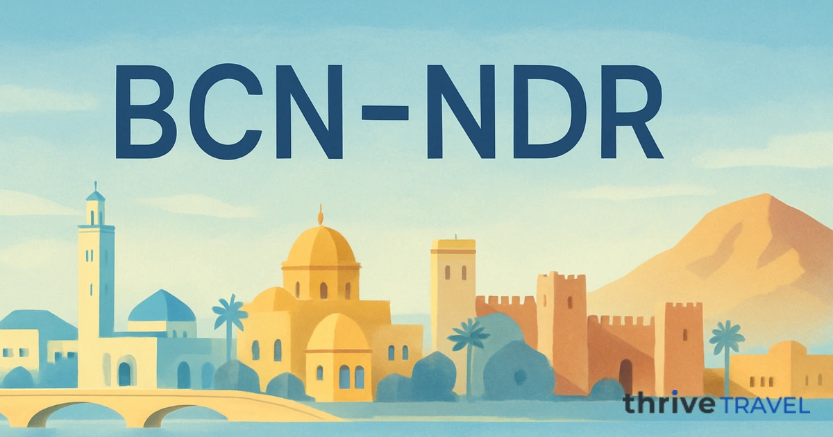 Barcelona to Nador