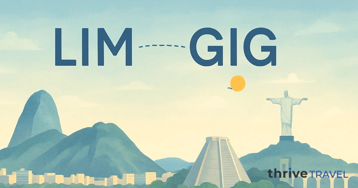 Lima to Rio de Janeiro