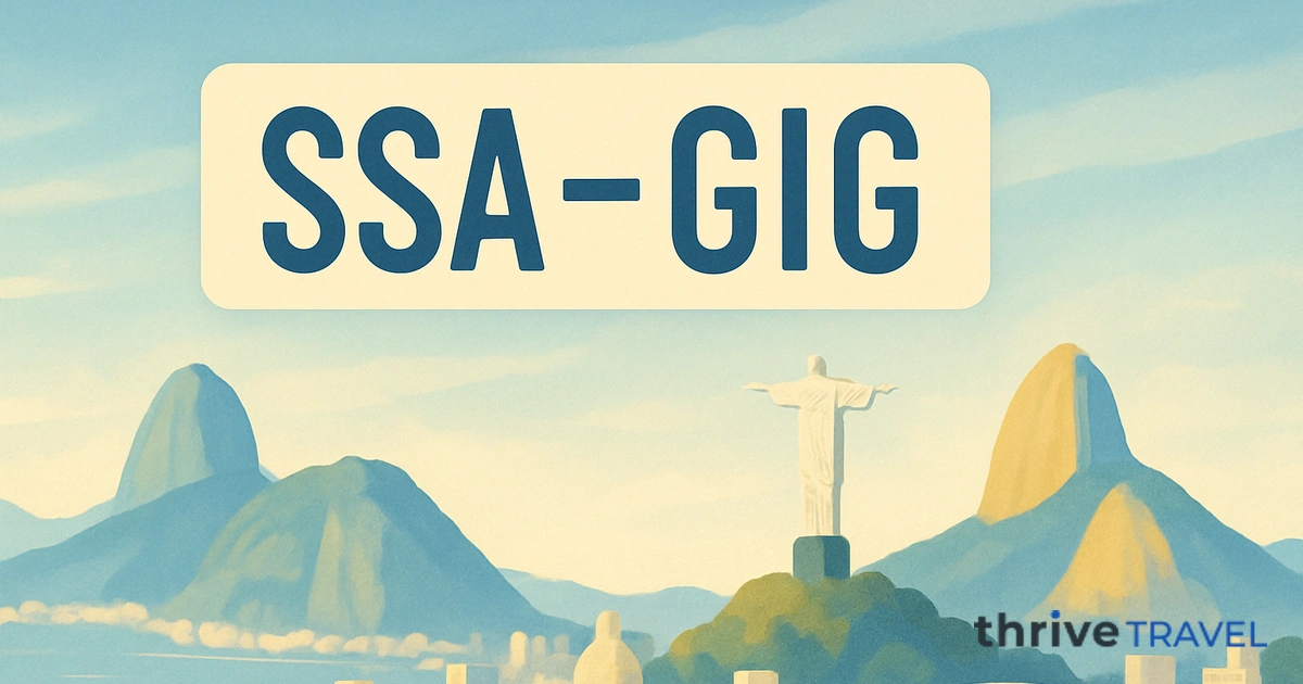 Salvador to Rio de Janeiro