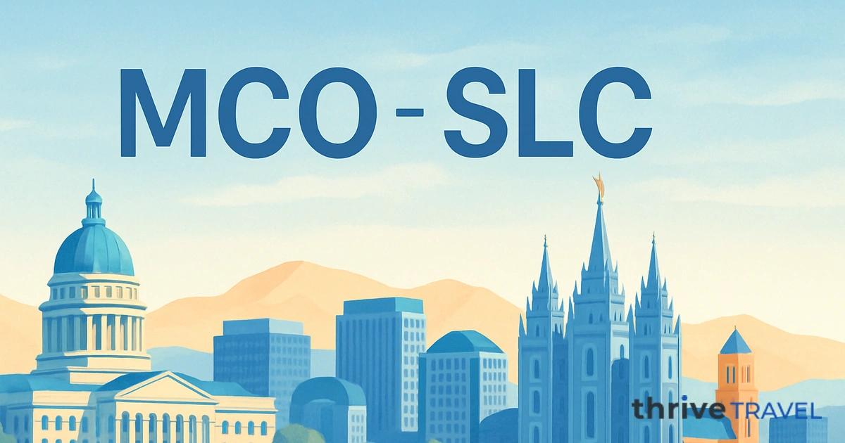 Orlando to Salt Lake City