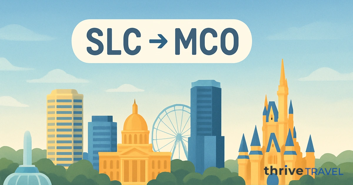 Salt Lake City to Orlando