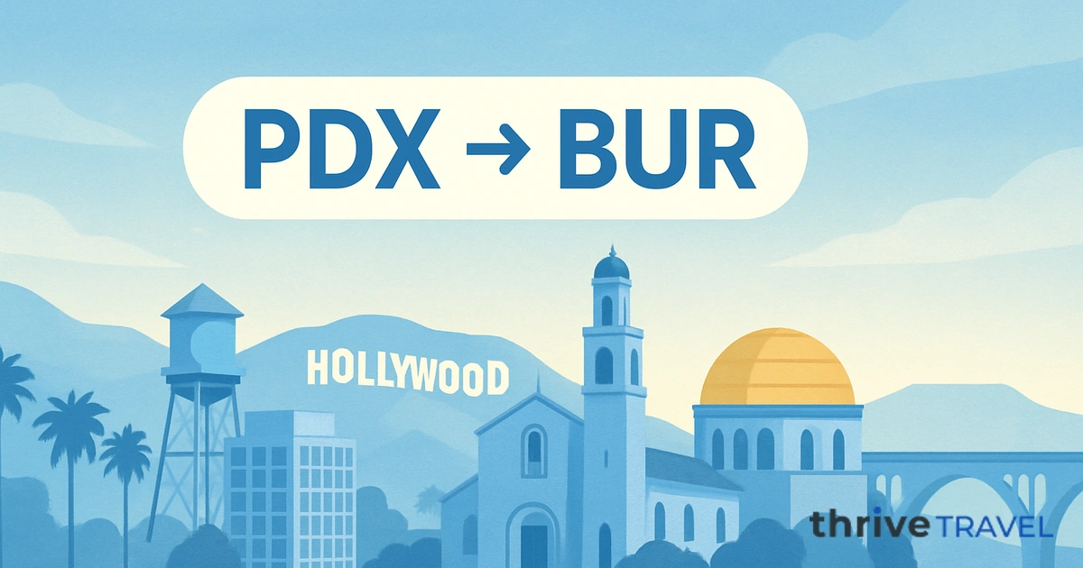 Portland to Burbank