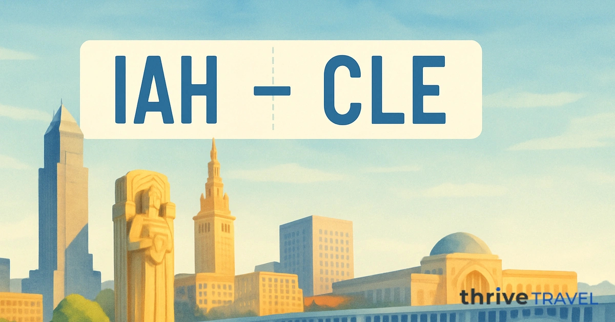 Houston to Cleveland