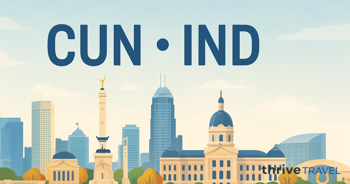 Cancun to Indianapolis