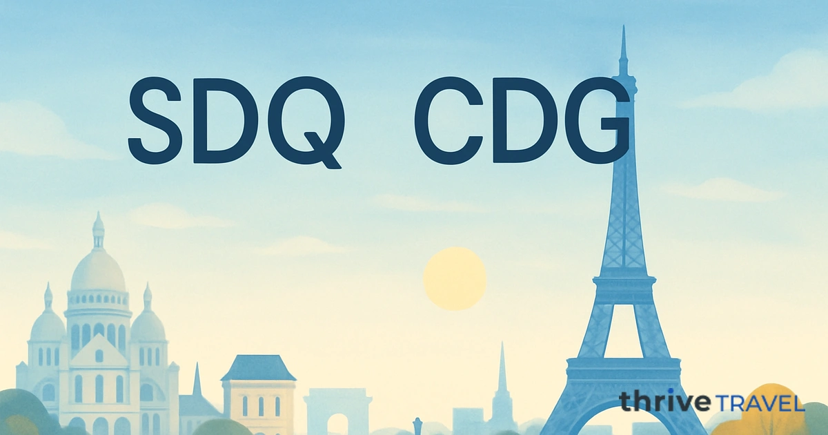 Santo Domingo to Paris