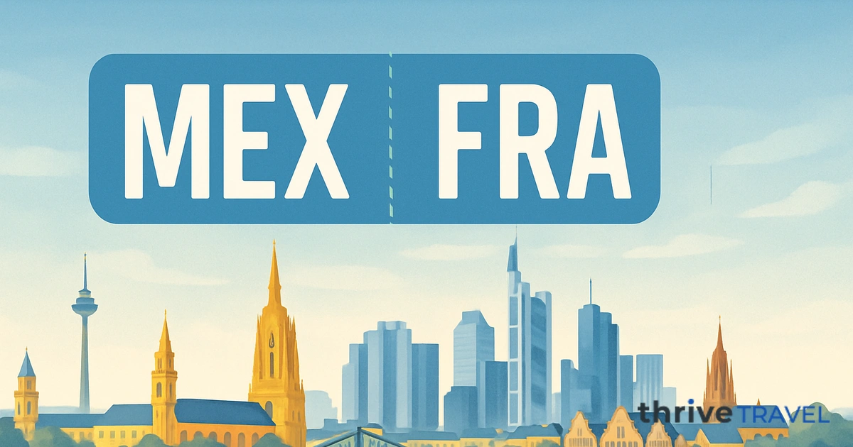 Mexico City to Frankfurt