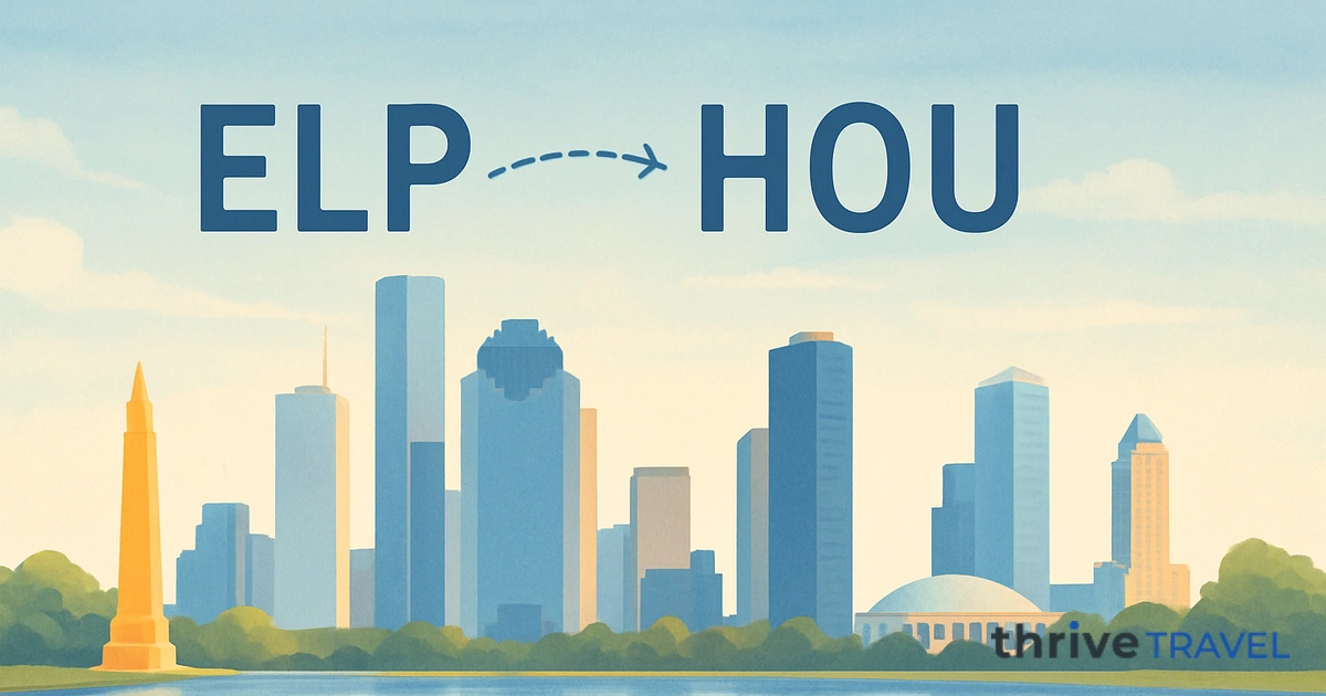 El Paso to Houston