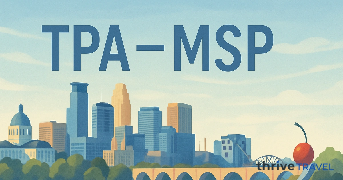Tampa to Minneapolis
