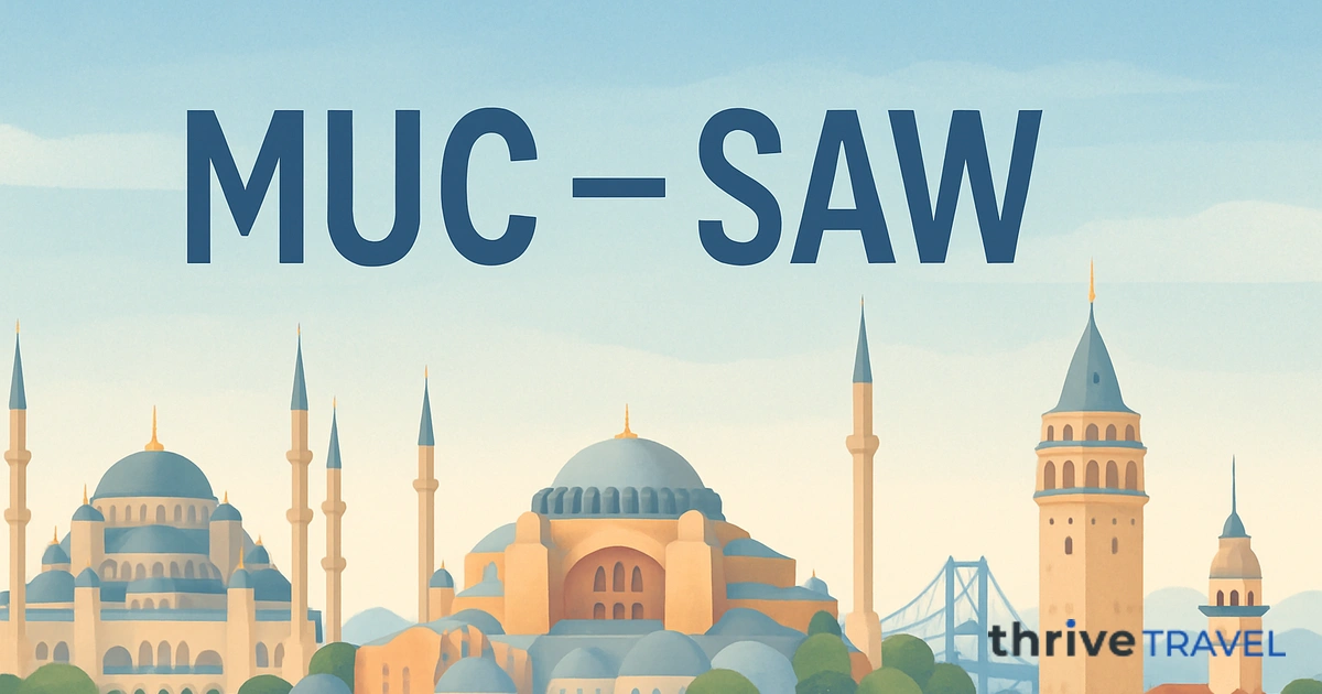Munich to Istanbul