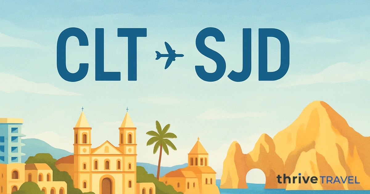 Charlotte to San José del Cabo