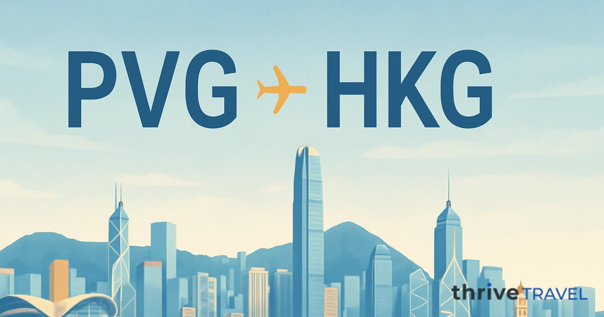 Shanghai to Hong Kong