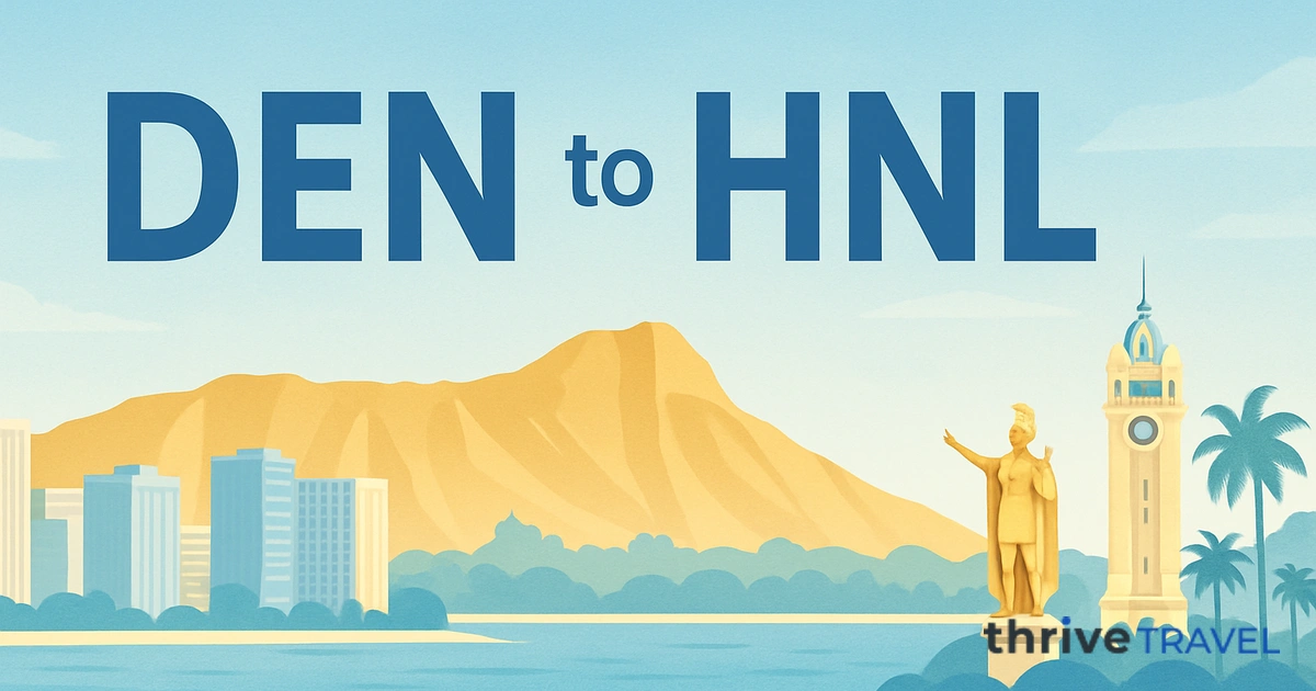 Denver to Honolulu