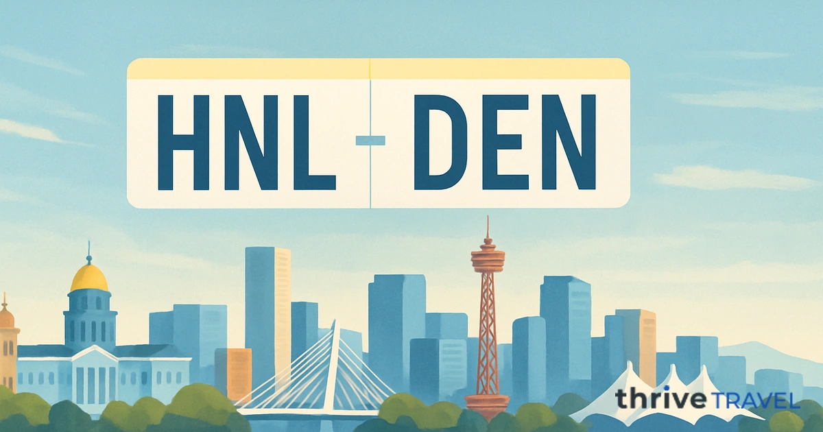 Honolulu to Denver